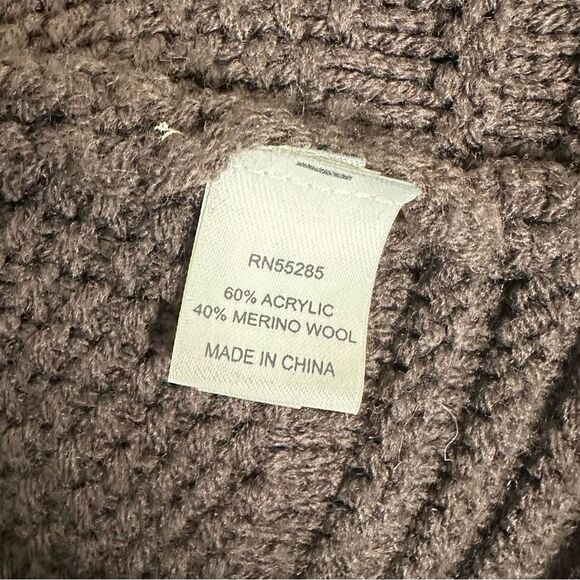 Express Brown Cable Knit Sweater - Picture 9 of 15